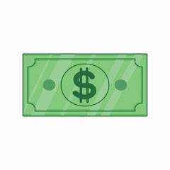 illustration art money sticker design