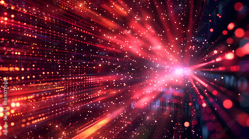 Poster digital data background. abstract art can be used in the description of network abilities, technolog