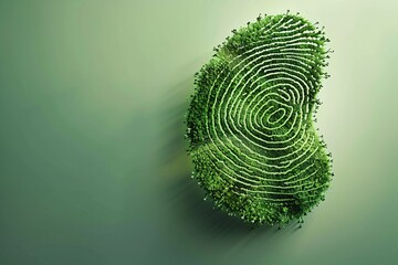 Green Fingerprint: A Symbol of Nature's Identity