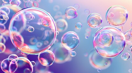 colorful bubbles background