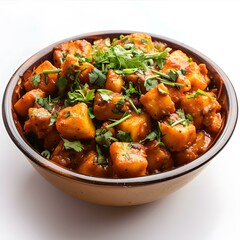 Fototapeta premium Bowl of Spicy Potato Curry
