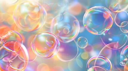 colorful bubbles background