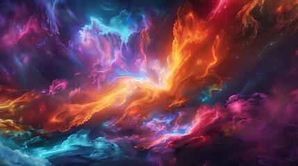 Fototapeta premium Animation view to travelling across the universe in moving 