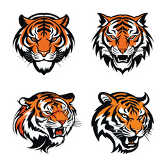  Bengal Tiger Vector Illustration