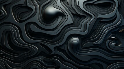 Fototapeta premium Explore a modern, sophisticated maze with fluid lines, innovative flat design, intricate paths, and highquality visuals.