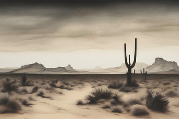 Desert landscapes come alive in mesmerizing aquatint prints.