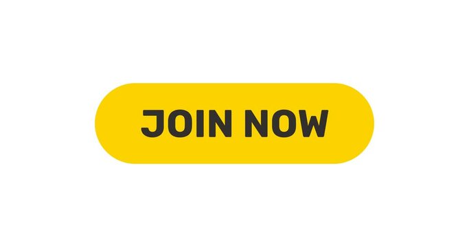 Click on Join now button push a button by arrow cursor become a member footage with transparent background