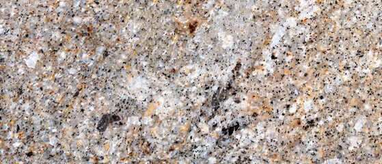 Panoramic close-up, high detail scan of granite material, Generative AI
