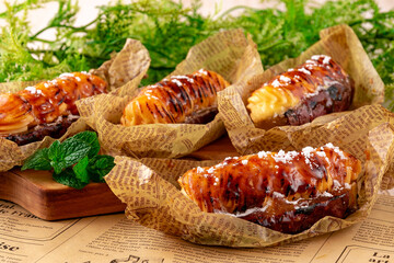 お芋のブリュレ　スイーツ　デザート　Sweet potato brulee