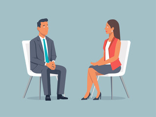 Fototapeta premium Learning Canvas: Acing the Interview: Unleashing Confidence and Skill for Career Success