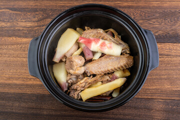 Chinese Hakka Rapeseed and Ginger Duck