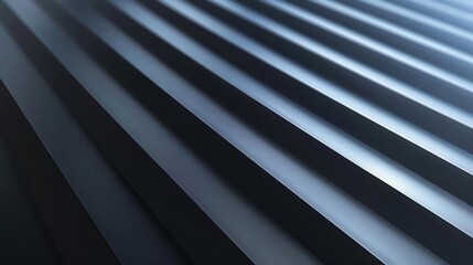 Obraz premium Abstract metallic texture with parallel lines, creating a modern, minimalist design.