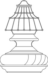 Sketch vector illustration design drawing decoration ornament symbol logo engraving classic vintage ethnic traditional