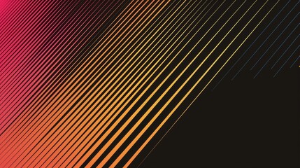 Colorful Ombre Line Design