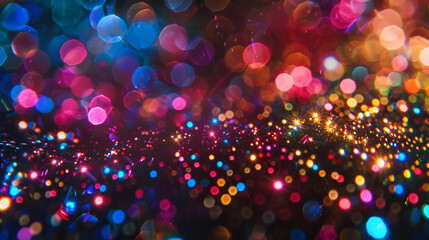 Colored defocused lights background. Abstract bokeh lights,Blue and pink festive lights and circles background. Blurred lights,Colorful glitter abstract background with bokeh defocused lights 


