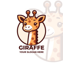 Awesome Giraffe Logo Vector Design