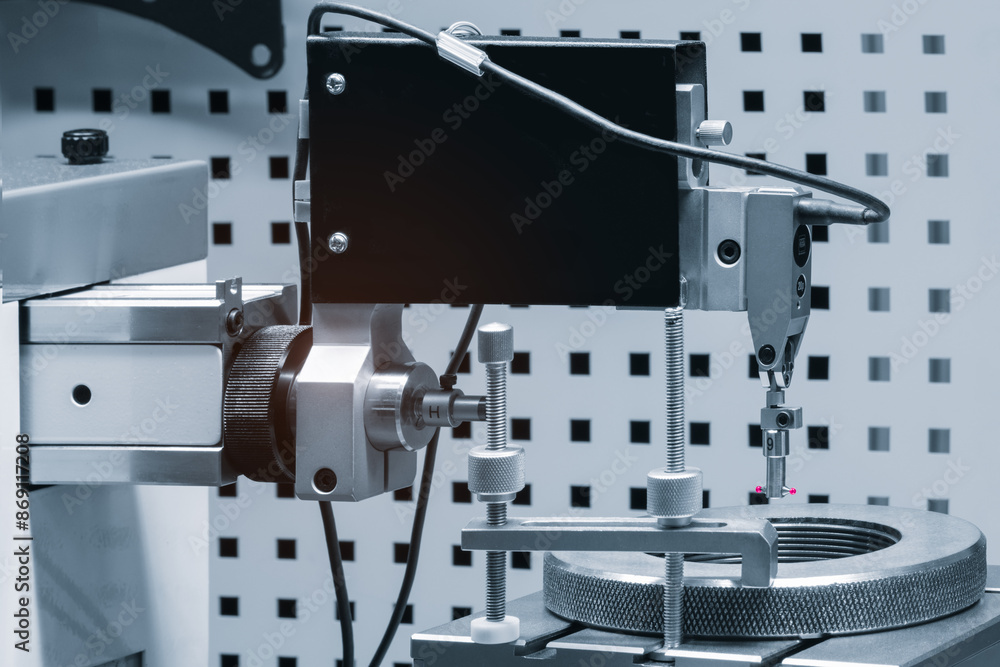 Poster quality control on milling cnc machine, coordinate measuring machine