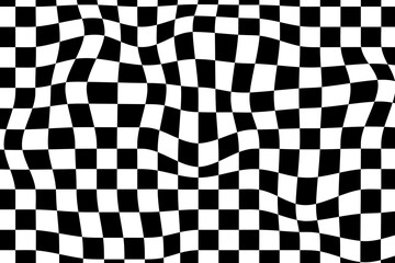 Distorted Grid Pattern with Convex Checks