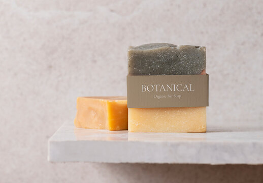 Bar Soap Label Mockup