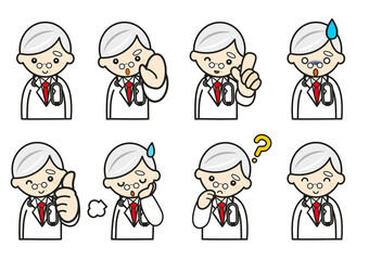 ドクター表情セット