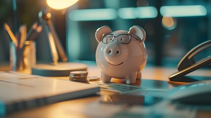 College savings plan brochure on desk, financial planning, education fund, investment options