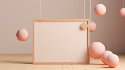 Showcase your designs with this realistic modern mockup set featuring wobbler speech bubbles and blank price tags on a wall.