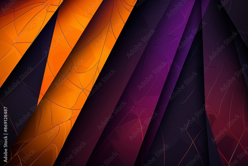 Poster geometric and futuristic abstract background with gradient shapes and modern design, perfect for