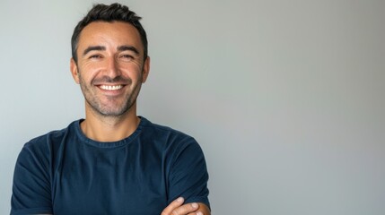 Fototapeta premium The Smiling Happy Man