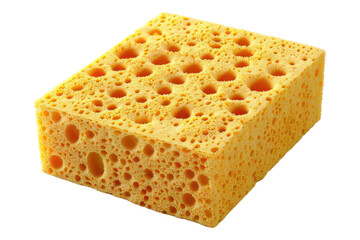 Sponge for washing dishes isolated on transparent background
