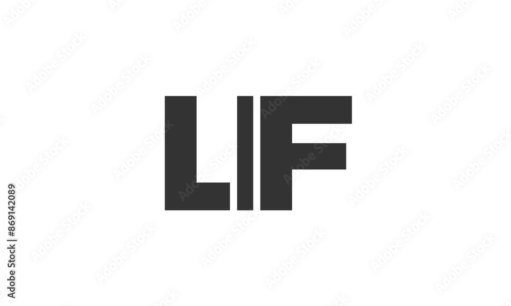 Poster lif logo design template with strong and modern bold text. initial based vector logotype featuring s