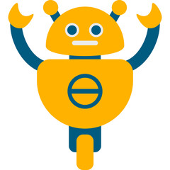 Robot Toy Illustration