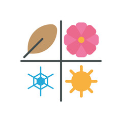 Four Season Illustration