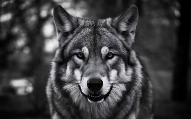 Fototapeta premium Close-up portrait of adorable animal.