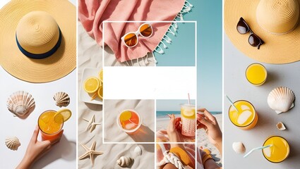 copy space  Cozy summer  Atmosphere