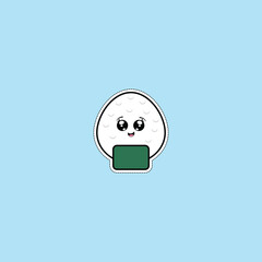 Onigiri cute icon design