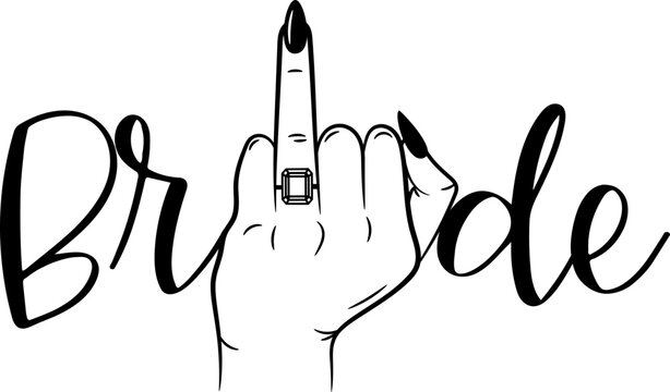 Bride Wedding Ring Finger Wedding Bridal Engagement Design