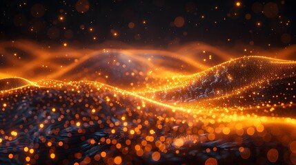 Fototapeta premium abstract technological or blockchain background