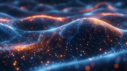 abstract technological or blockchain background