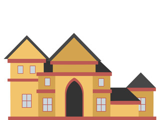 Modern Simple Home Background Illustration