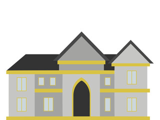 Modern Simple Home Background Illustration