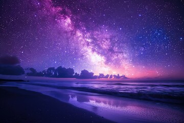 Fototapeta premium Seaside Galaxy
