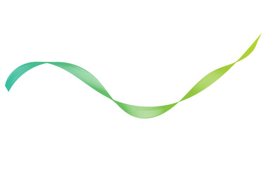 abstract color gradient wave leaf symbol