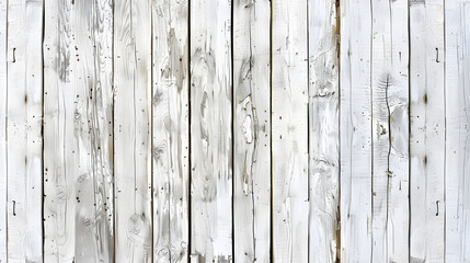 Obraz premium Close-up view of a white natural wood wall texture, showcasing the intricate grain patterns and subtle knots that give it a rustic yet refined appearance.