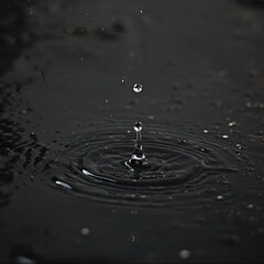 Submerged Water Droplet Abstract