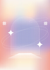 Vertical Vibrant gradient background vector.  Abstract trendy modern design wallpaper for landing page, covers, Brochures, flyers, Presentations,Poster, Banners. Vector art illustration.