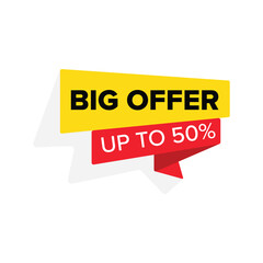 BIG Offer Design sticker