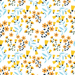 seamless vector floral pattern for seamless floral vector, fabric, print and wrapping paper 