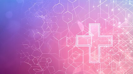 Obraz premium colorful medical cross background