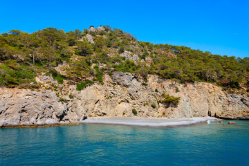 Fototapeta premium Camel Beach near Oludeniz village, Fethiye district in Turkey