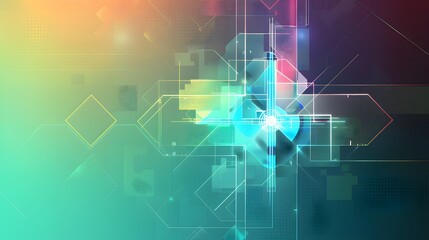 Obraz premium colorful medical cross background